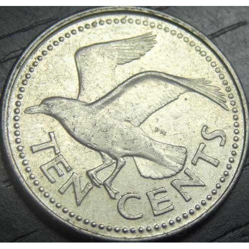 10 центів 1996 Барбадос