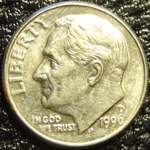 10 центів 1996 D США