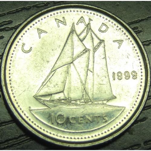 10 центів Канада 1999 нікель