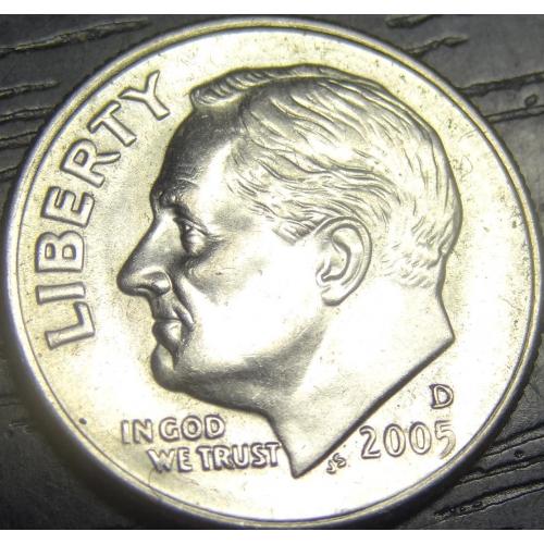 10 центів 2005 D США