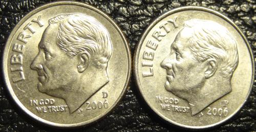 10 центів 2006 США (два різновиди)