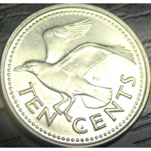 10 центів 2007 Барбадос