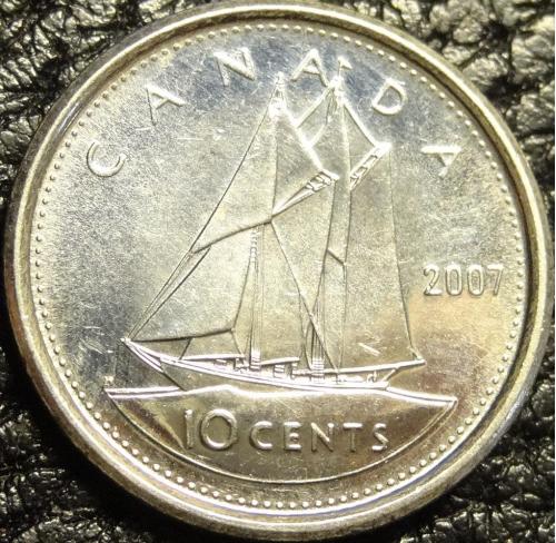 10 центів 2007 Канада