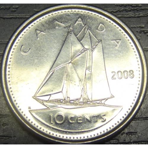 10 центів 2008 Канада