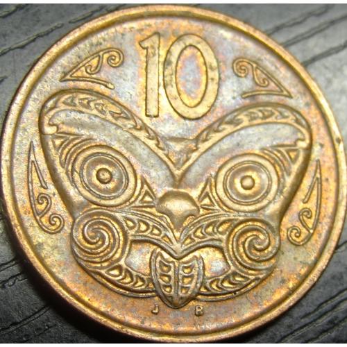 10 центів 2009 Нова Зеландія