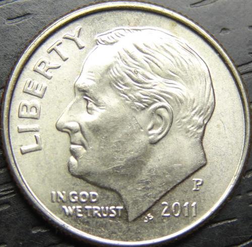1 дайм 2011 P США