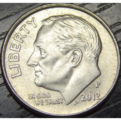 10 центів 2012 P США