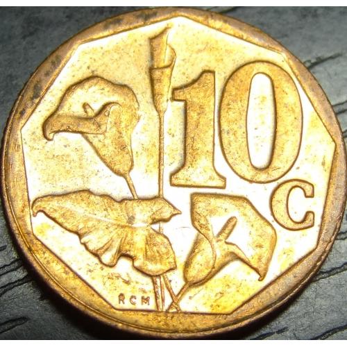 10 центів 2012 Південна Африка