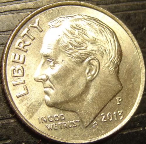 10 центів 2013 P США