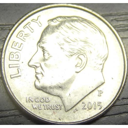 10 центів 2015 P США