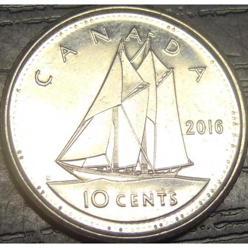 10 центів 2016 Канада