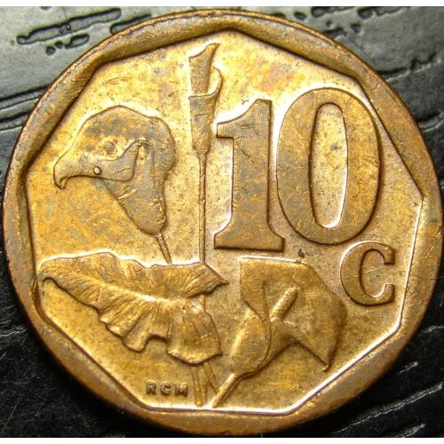 10 центів 2016 Південна Африка