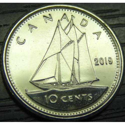 10 центів 2019 Канада