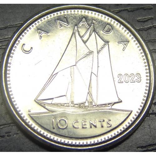 10 центів 2023 Канада (Чарльз III)