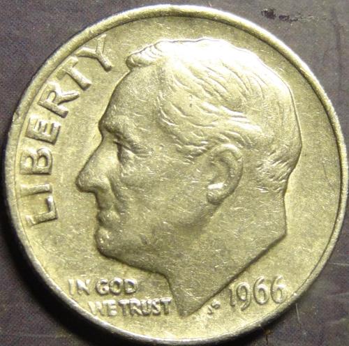 10 центів "дайм" 1966 США