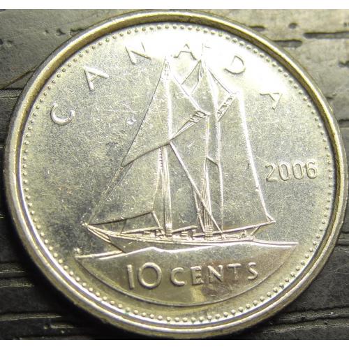 10 центів Канада 2006 листок