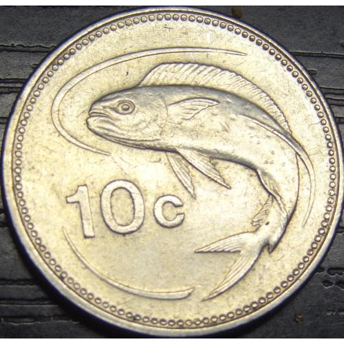 10 центів Мальта 1998