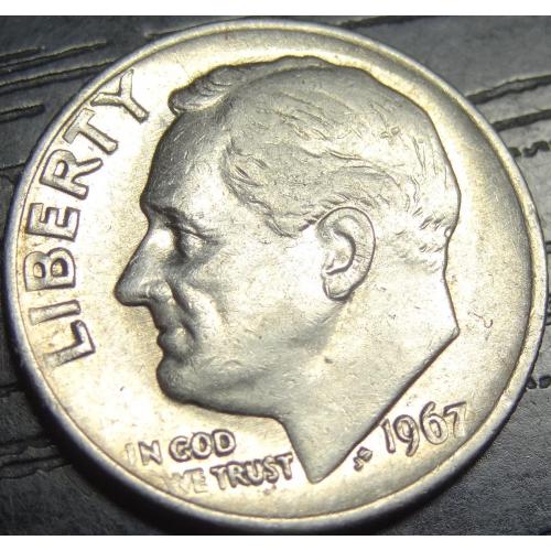 10 центів США 1967