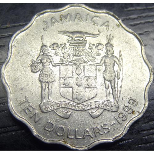 10 доларів 1999 Ямайка