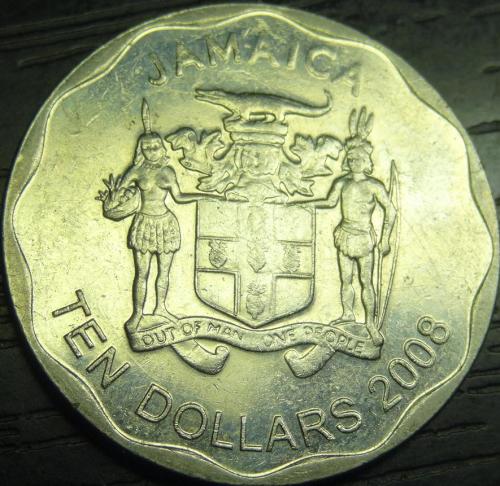 10 доларів 2008 Ямайка