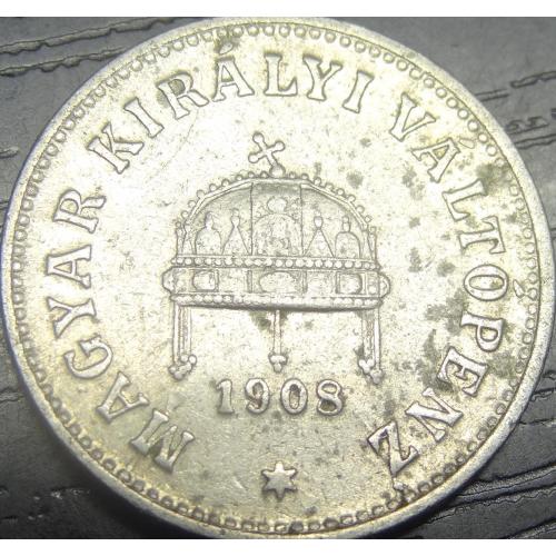 10 філлерів Угорщина 1908