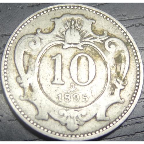 10 гелерів 1895 Австро-Угорщина