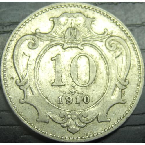 10 гелерів 1910 Австро-Угорщина