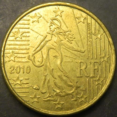 10 євроцентів 2010 Франція