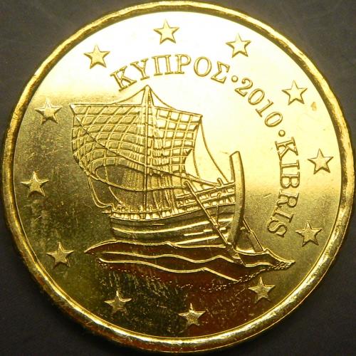 10 євроцентів 2010 Кіпр UNC рідкісна