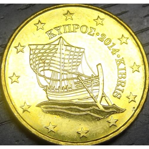 10 євроцентів 2014 Кіпр UNC рідкісна