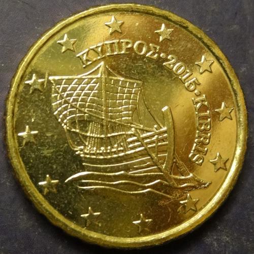 10 євроцентів 2015 Кіпр UNC рідкісна