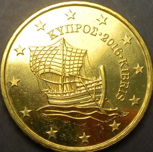10 євроцентів 2016 Кіпр UNC рідкісна