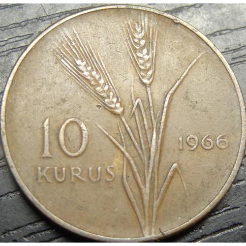 10 курушів Туреччина 1966