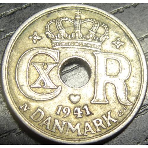 10 оре Данія 1941 (мідно-нікель) рідкісна