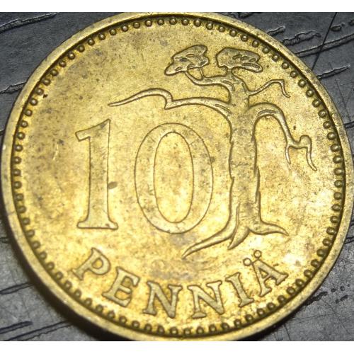 10 пенні Фінляндія 1975