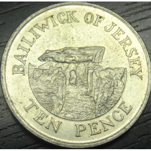 10 пенсів 2006 Джерсі рідкісна