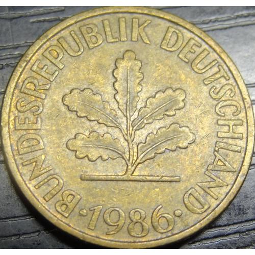 10 пфенігів ФРН 1986 J