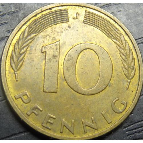 10 пфенігів ФРН 1993 J