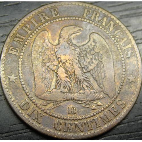 10 сантимів Франція 1856 BB