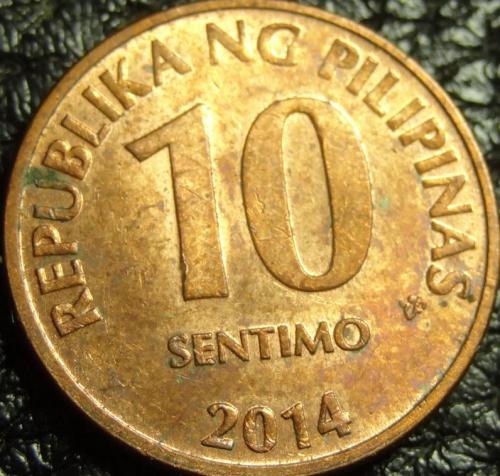 10 сентімо Філіппіни 2014