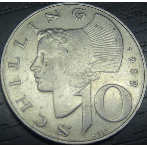 10 шилінгів 1989 Австрія