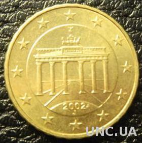 10 євроцентів 2002 J Німеччина