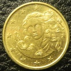 10 євроцентів 2002 Італія