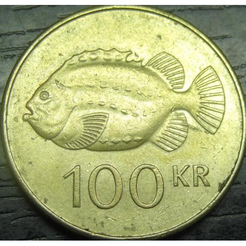 100 крон 2004 Ісландія