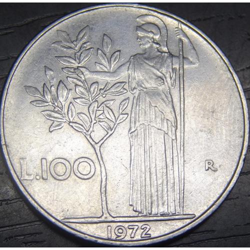 100 лір 1972 Італія