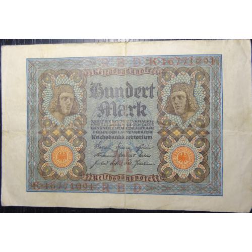 100 марок Німеччина 1920