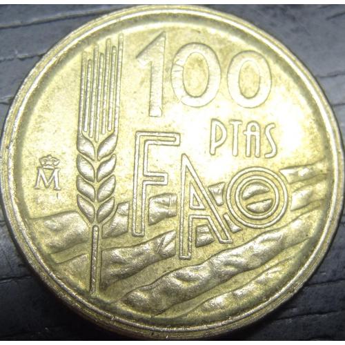 100 песет Іспанія 1995 ФАО