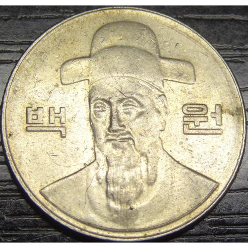 100 вон 2001 Південна Корея