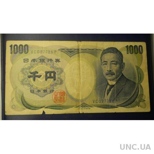 1000 йен Японія 1984