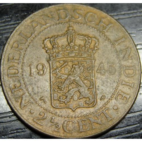 2,5 цента 1945 Нідерландська Ост-Індія